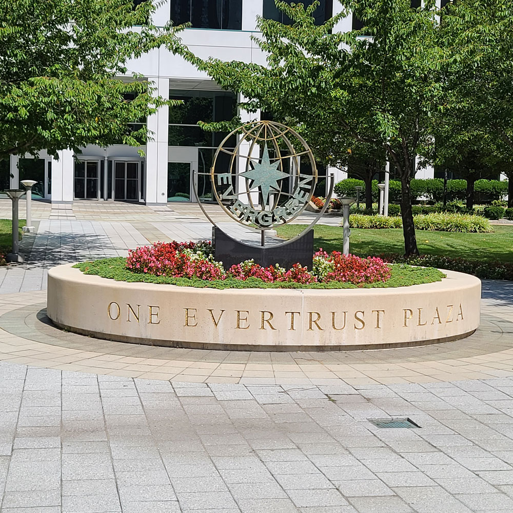 One Evertrust Plaza front of building